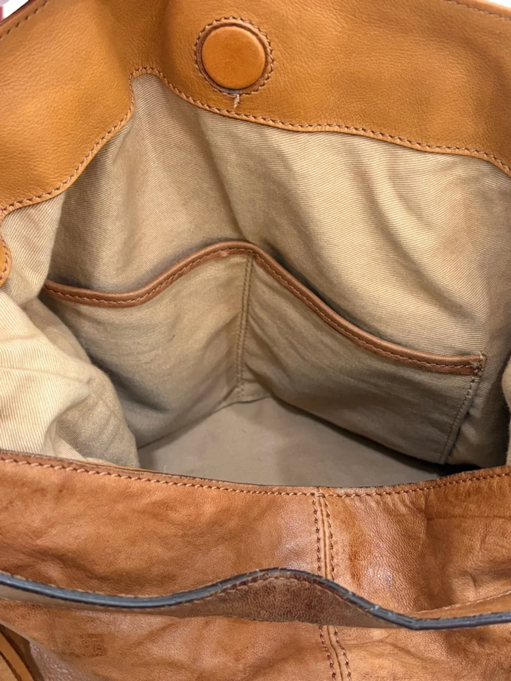 Johnny Was Suede Leather Hobo Bag